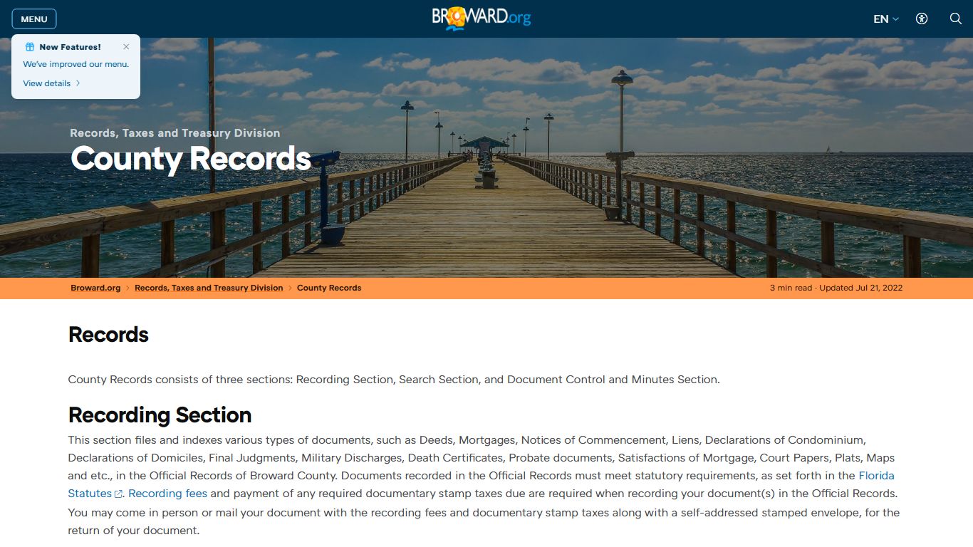 Records County Records - Broward County, Florida